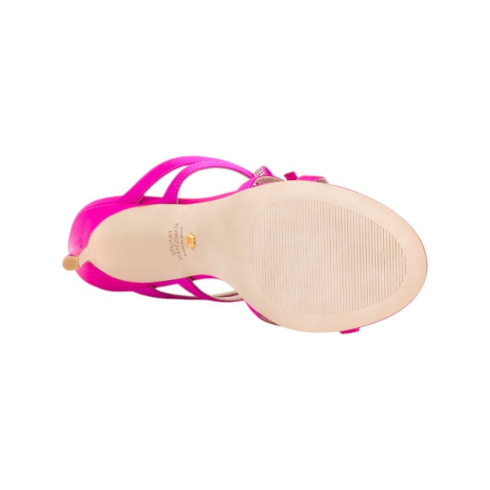 STUART WEITZMAN Made In Spain Bow 100 Slide Sandals - Picture 3 of 3